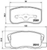 BREMBO P 54 046 Brake Pad Set, disc brake